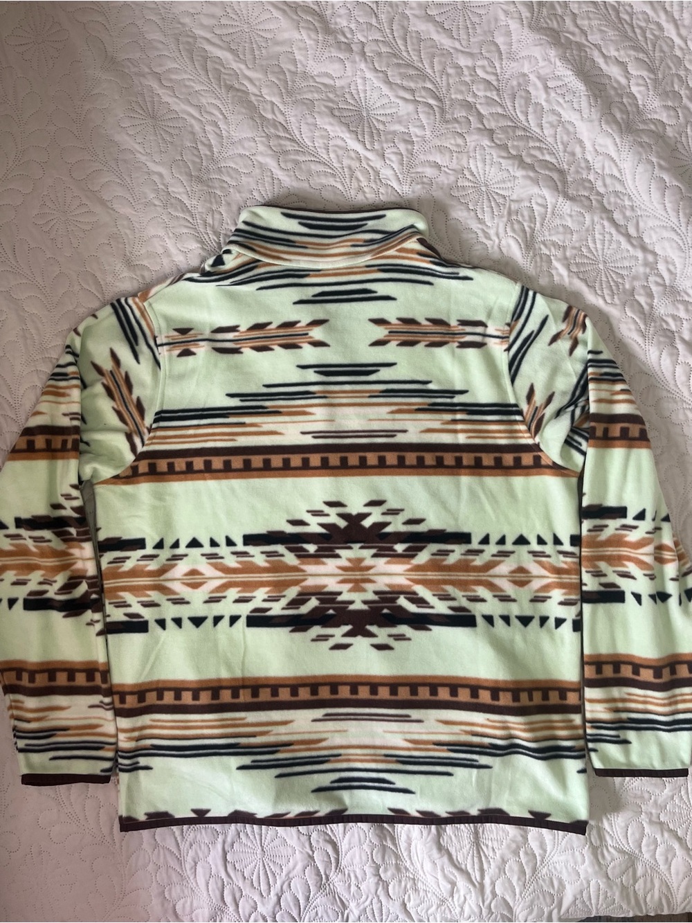 NWT Cinch Women’s Lime & Brown Aztec Sweater XXL - Picture 3 of 5